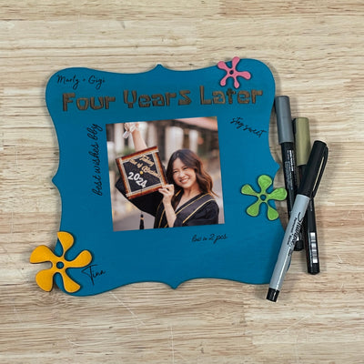 Four years later graduation gift picture frame