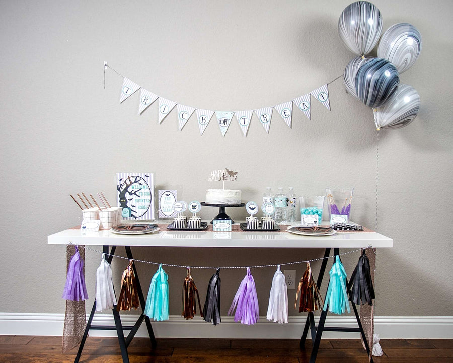 Cute Rose Gold Halloween Party Kit