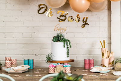 Chic Desert Rose Baby Shower Supplies