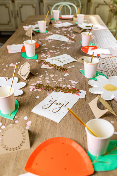 Enchanted Garden Fairy Party Table Setup