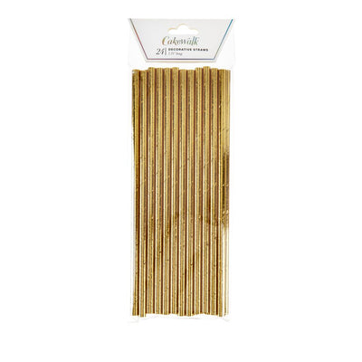 Gold Foil Paper Straws