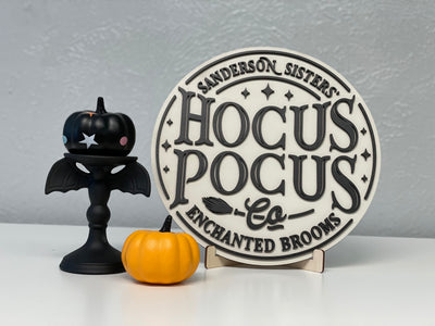 Hocus Pocus Co Halloween Door Sign | Sanderson Sisters | Fall Porch Decor