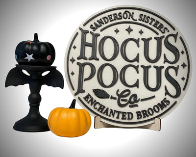 Hocus Pocus Co Halloween Door Sign | Sanderson Sisters | Fall Porch Decor