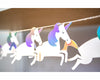 iridescent unicorn party banner