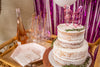 Bachelorette Party Dessert Table and Tableware