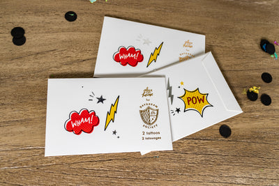 Super Hero Temporary Tattoos