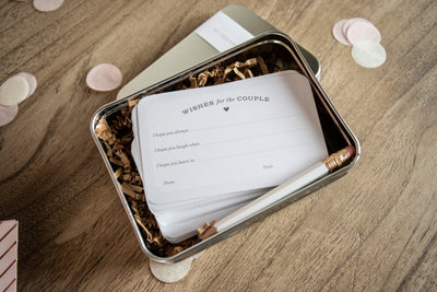 Bridal Shower Wishes for the Couple Activity Cards