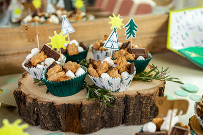 Woodland Party Animal Cupcake Toppers