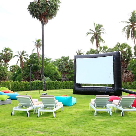 5 fun social distanced seating ideas for your backyard movie party