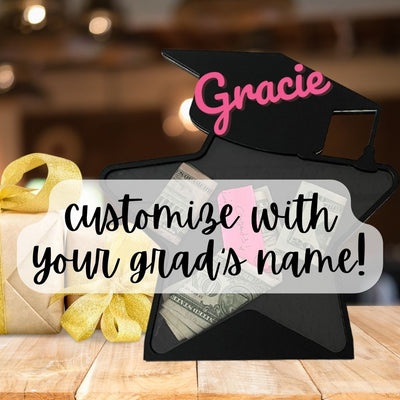 Custom name graduation star bank and guestbook