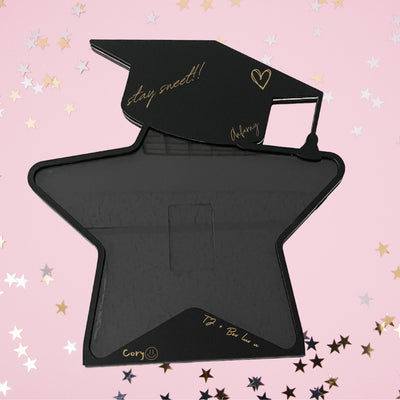 Custom name graduation star bank and guestbook