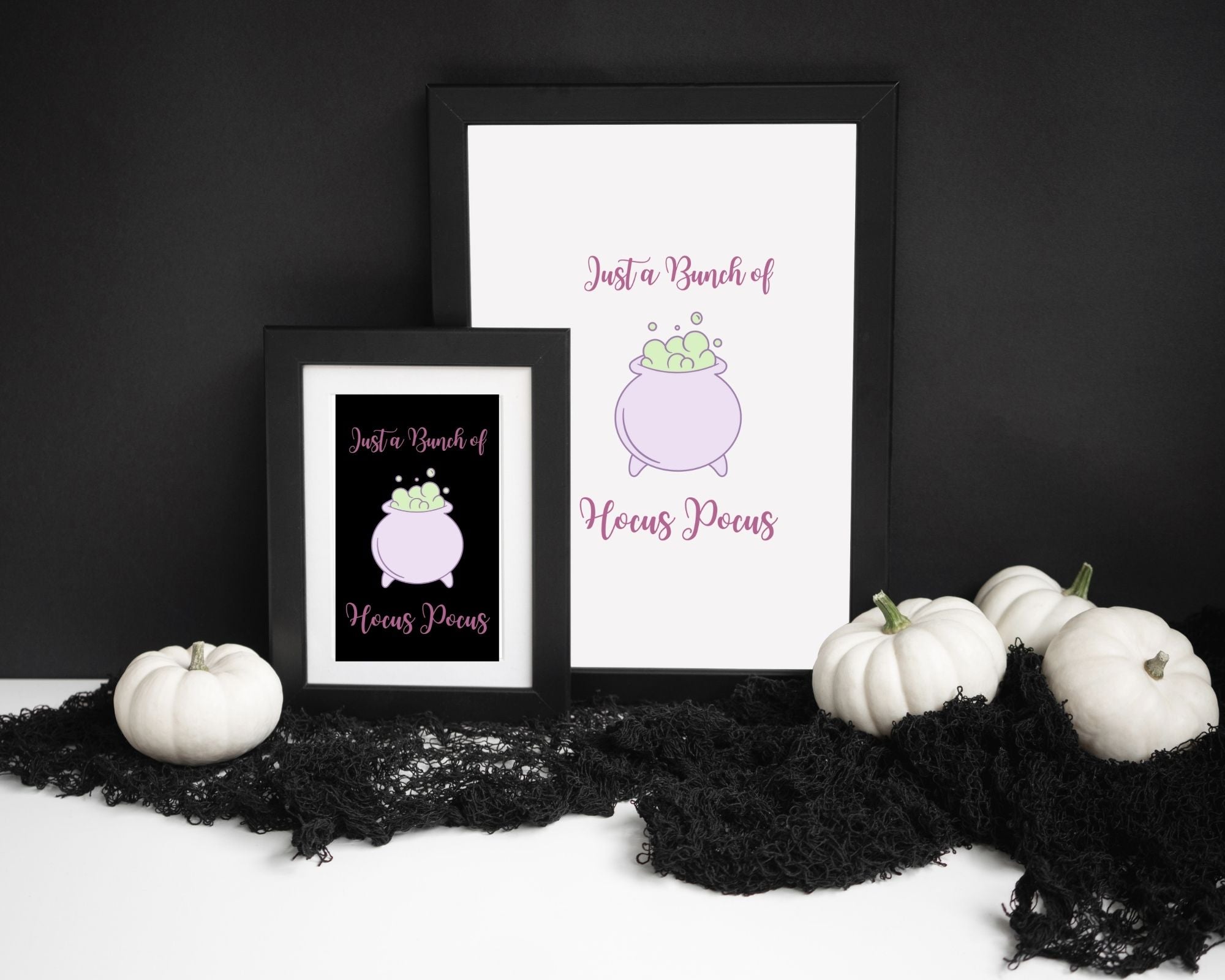 Printable Halloween Digital File | "Just a Bunch of Hocus Pocus" | Instant Digital Download