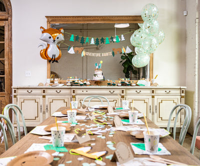 Woodland Adventure Party Decor and Supplies