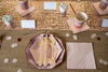Purple and Rose Gold Party Plates and Utensils