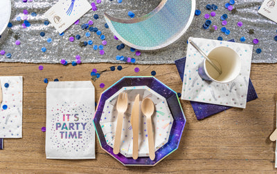 Cosmic Space Party Table Setting
