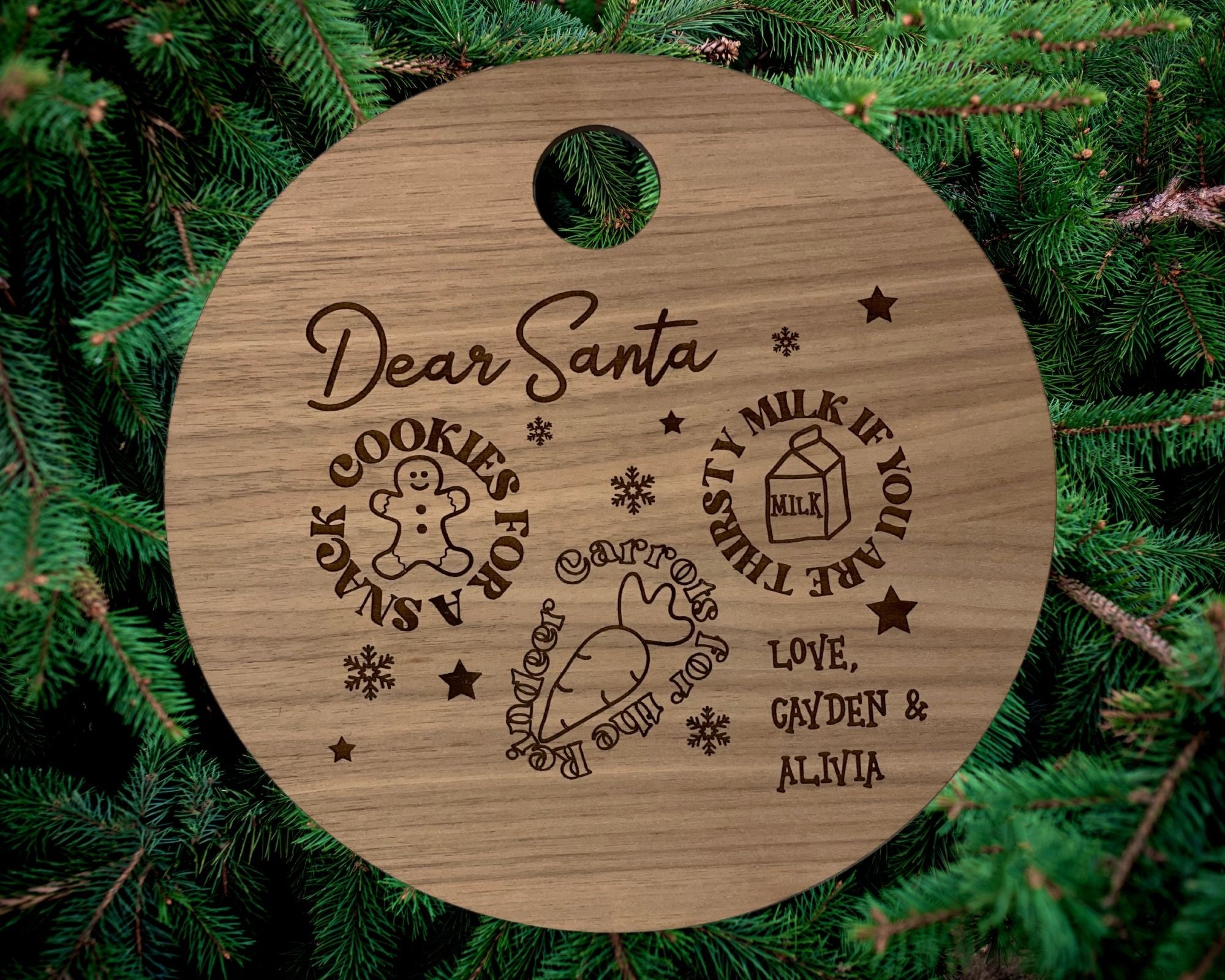 Cookies & Milk Tray for Santa