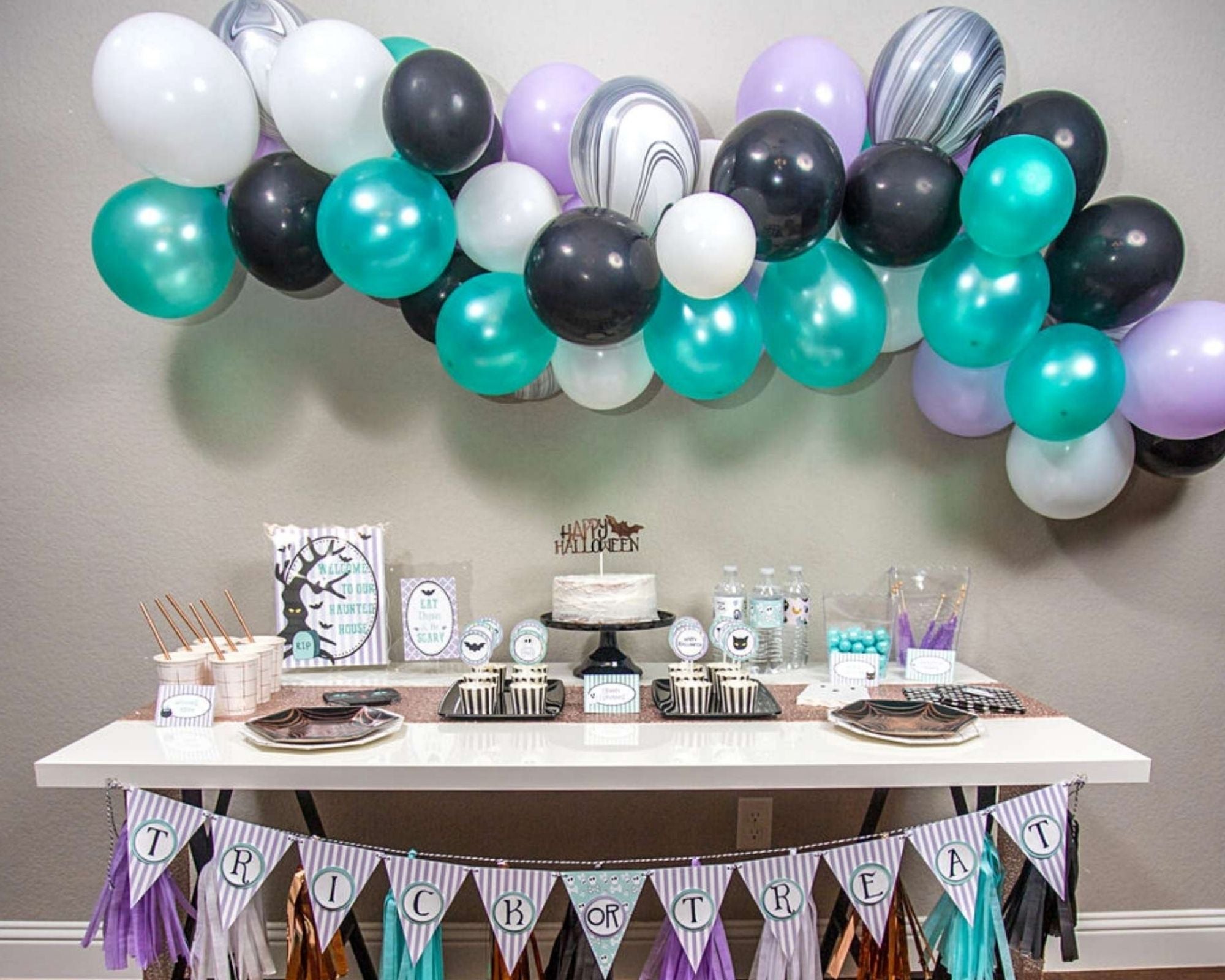 Printable Halloween Dessert Table Sign | "Eat Drink & Be Scary" | Instant Digital Download