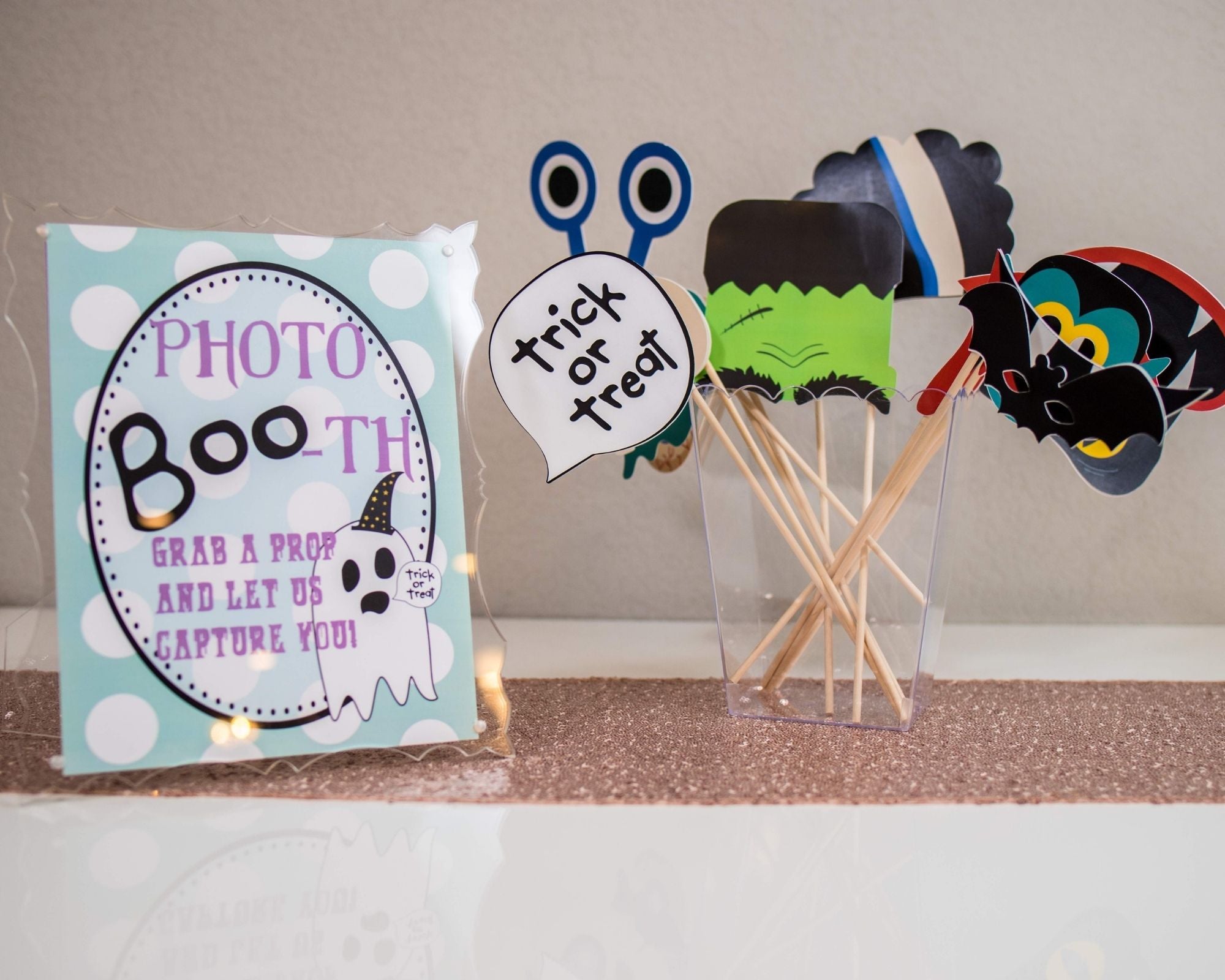 Printable Sign for Halloween Photo Booth | Instant Digital Download