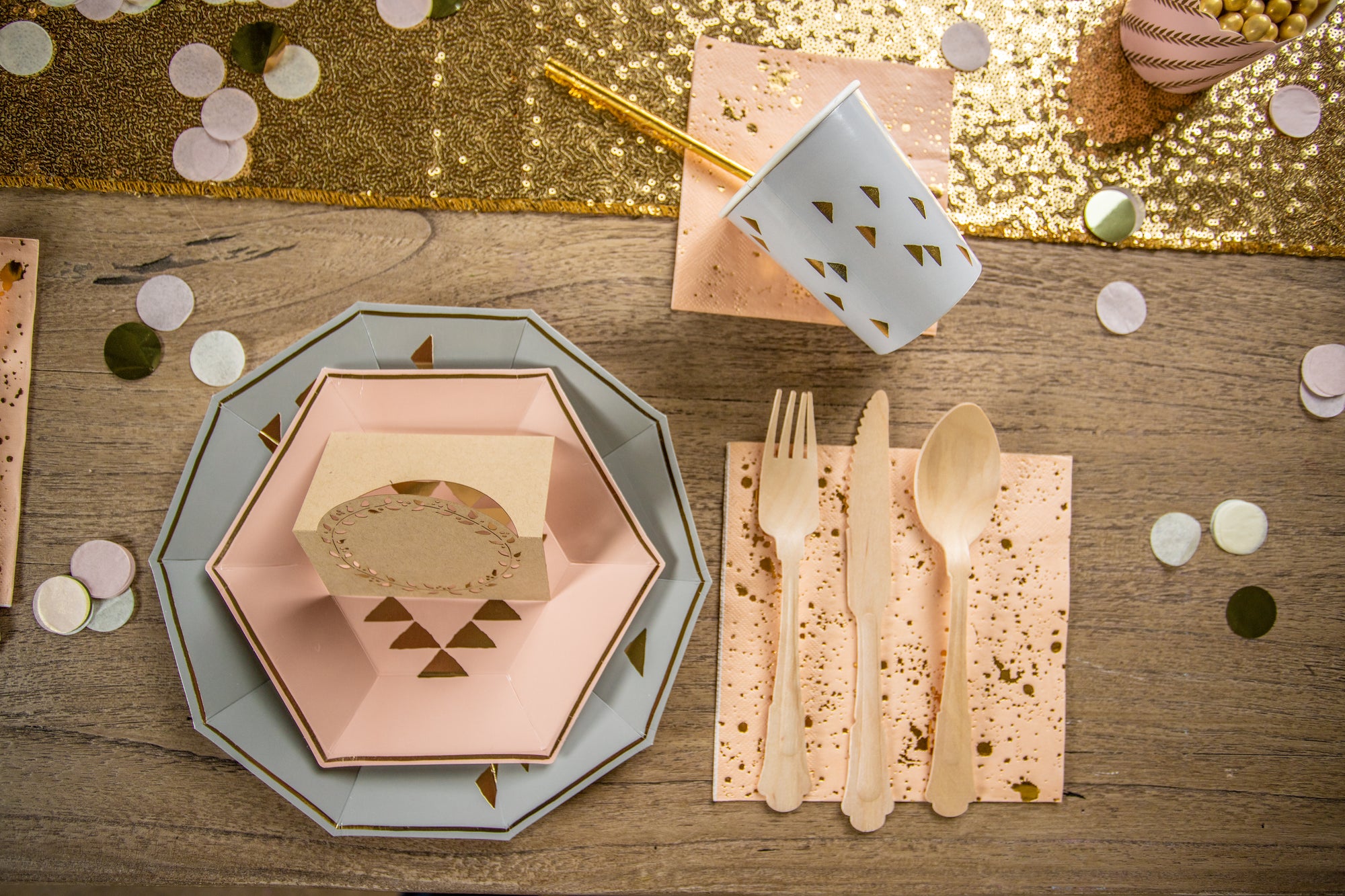 Boho Chic Party Table Setting