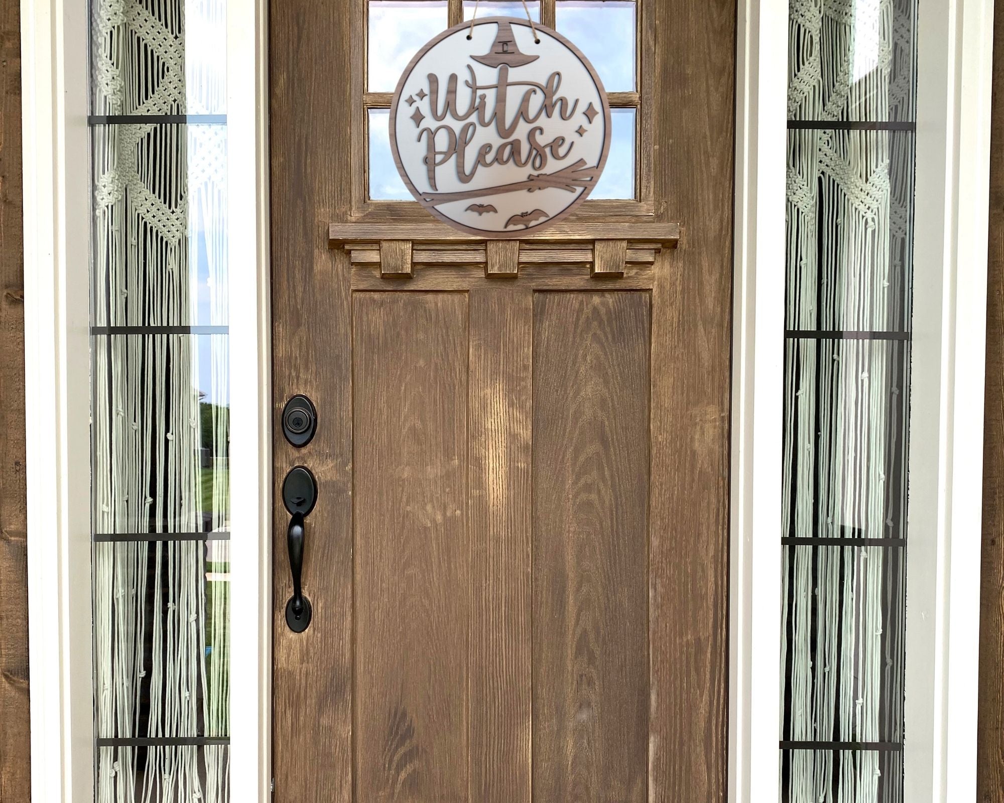 Witch Please Halloween Door Sign