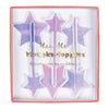 Iridescent Acrylic Star Cupcake Toppers