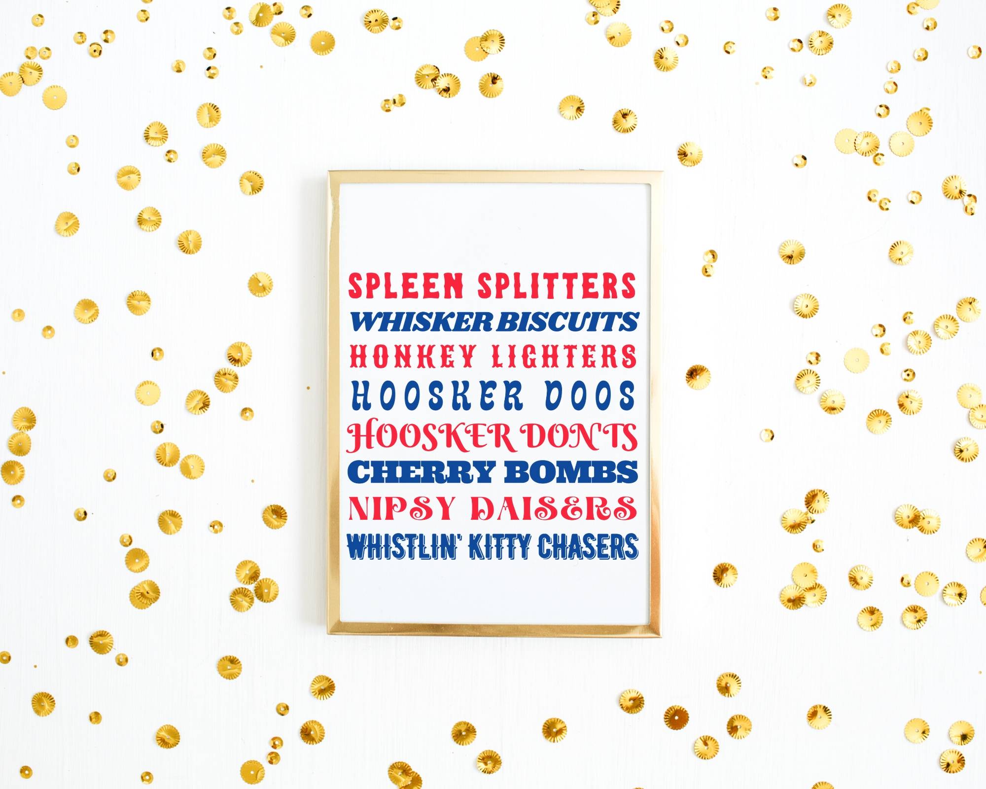 Joe Dirt Fireworks Quote on Sign