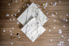Marble and Gold Foil Party Napkins