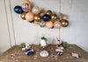 Navy Blush and Rose Gold Party Tableware and Decor