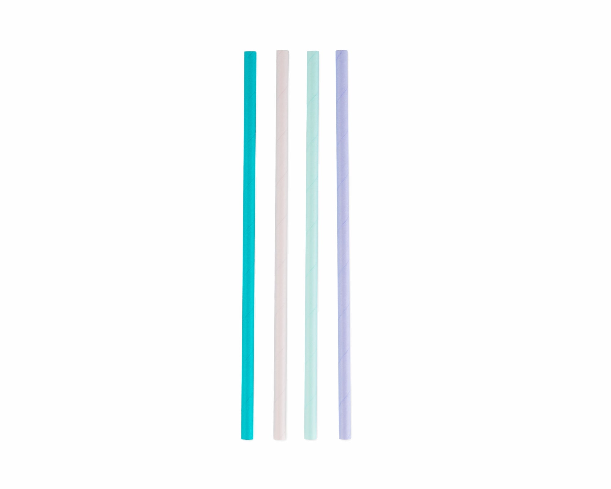 pastel paper party straws, assorted colors