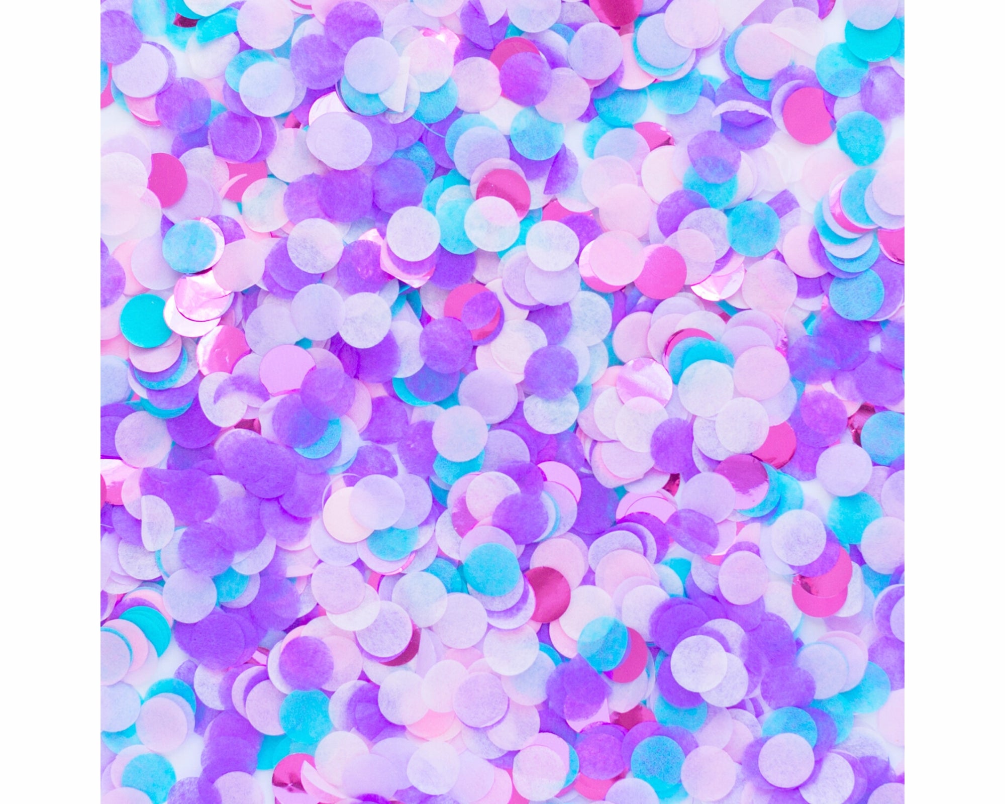pastel party paper confetti