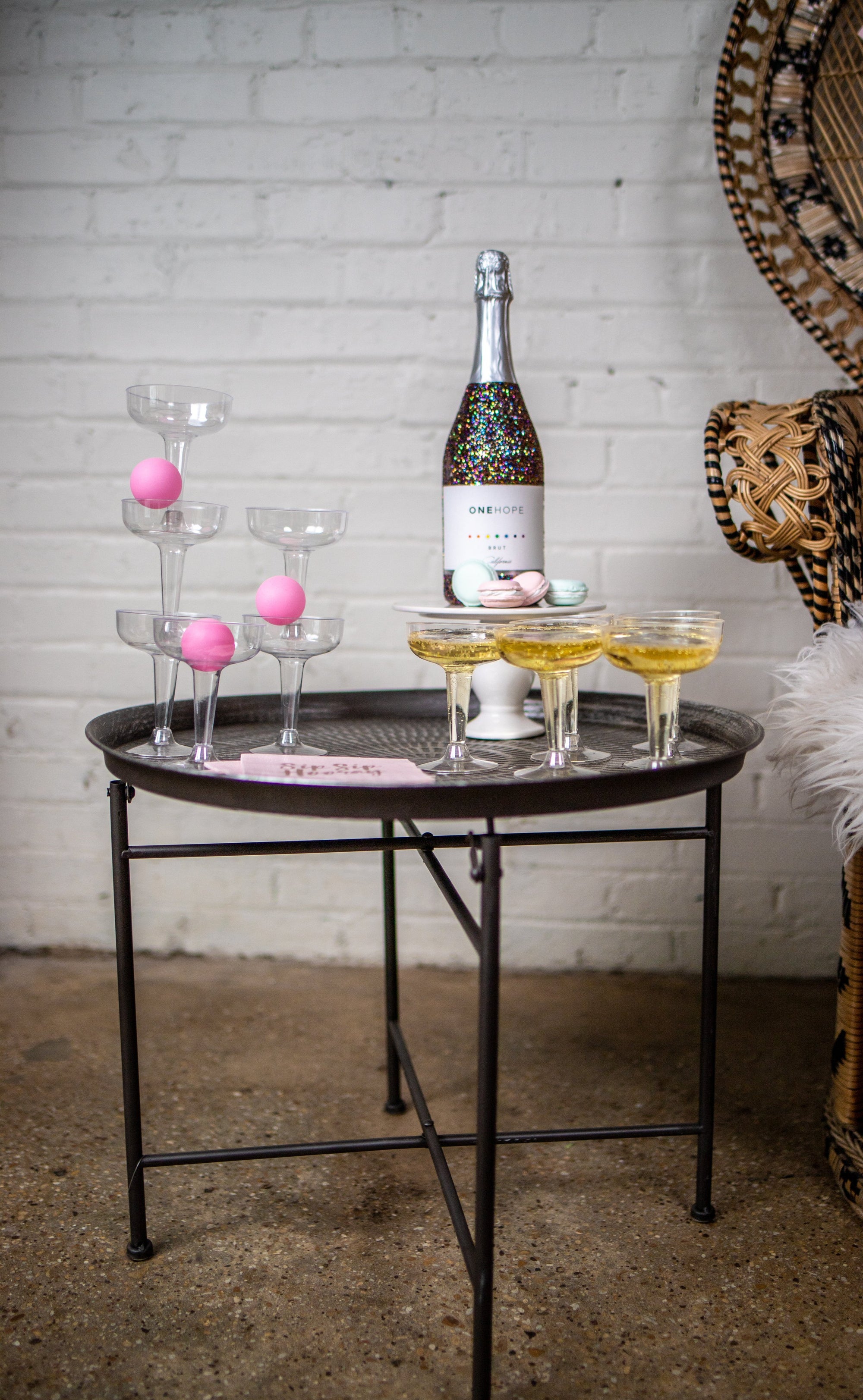 Prosecco Pong Bachelorette Game