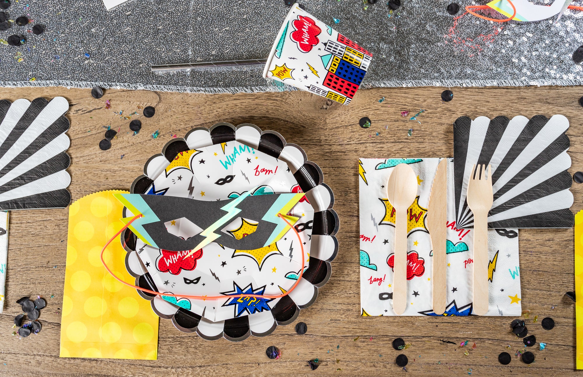 Super Hero Plates and Utensils