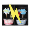 Super Hero Cupcake Kit with Toppers