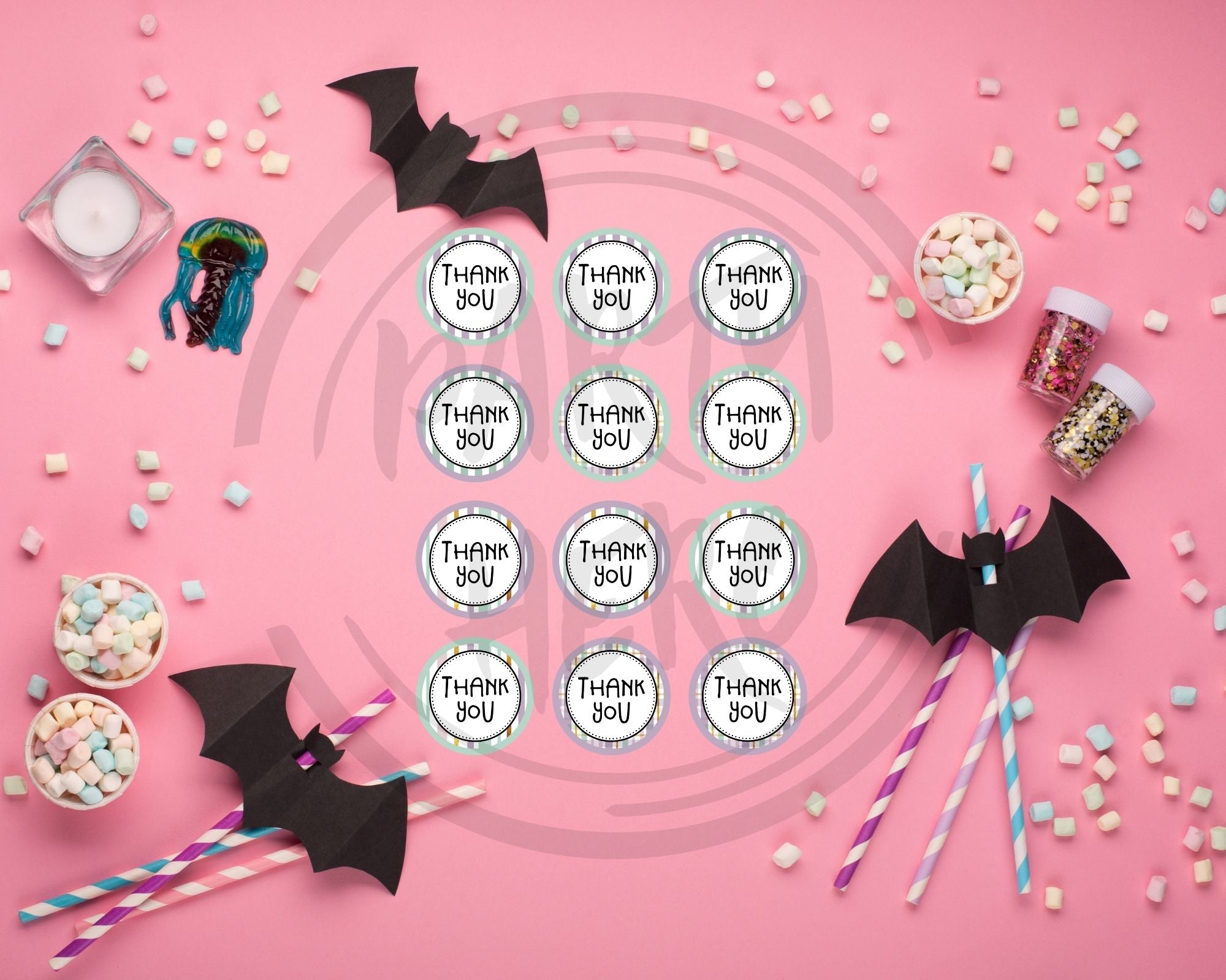 Printable Halloween "Thank You" Tags | Instant Digital Download