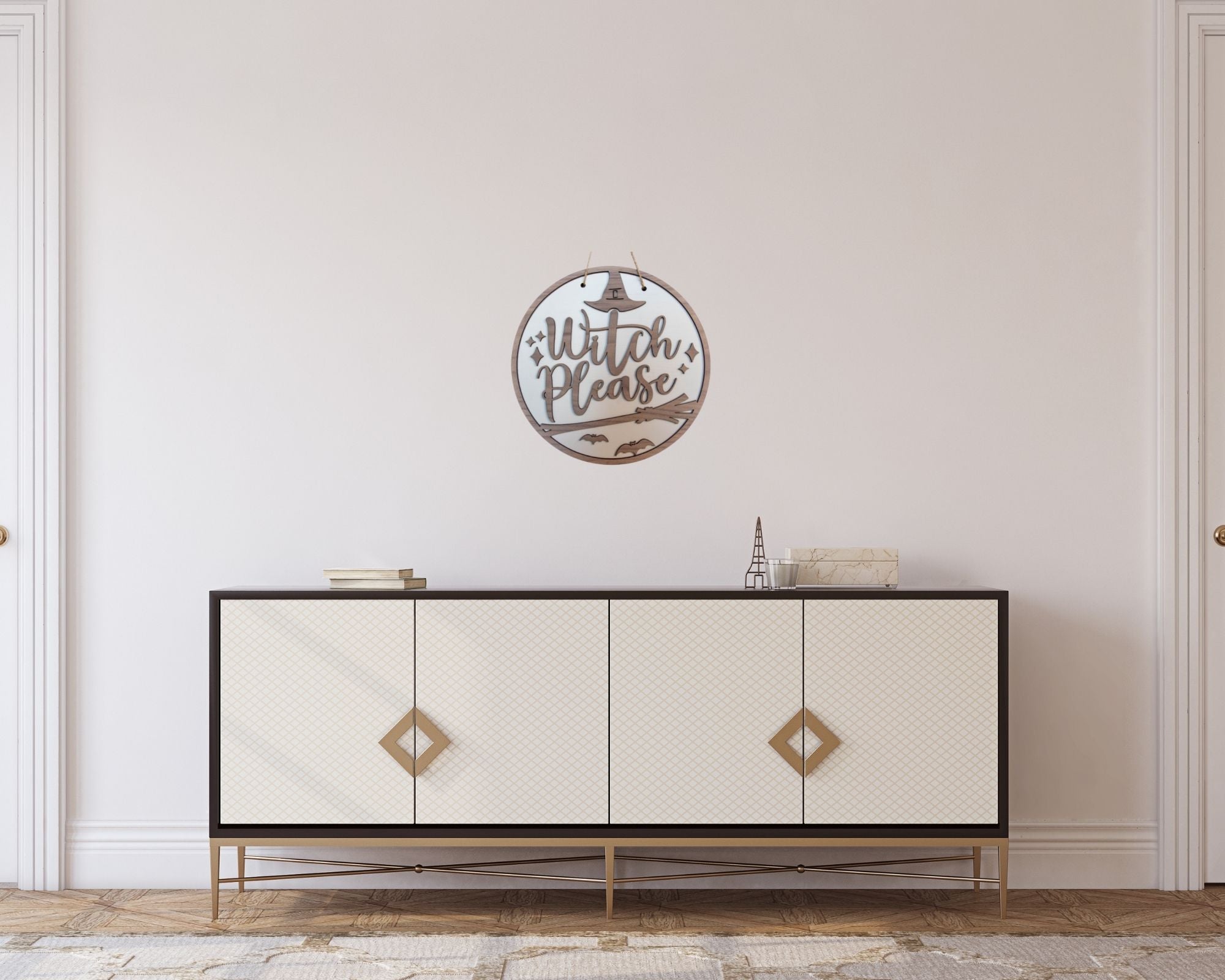 Witch Please Halloween Door Sign